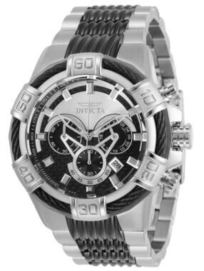 Invicta Bolt Men's Watch - 52mm, Steel, Black (29569)